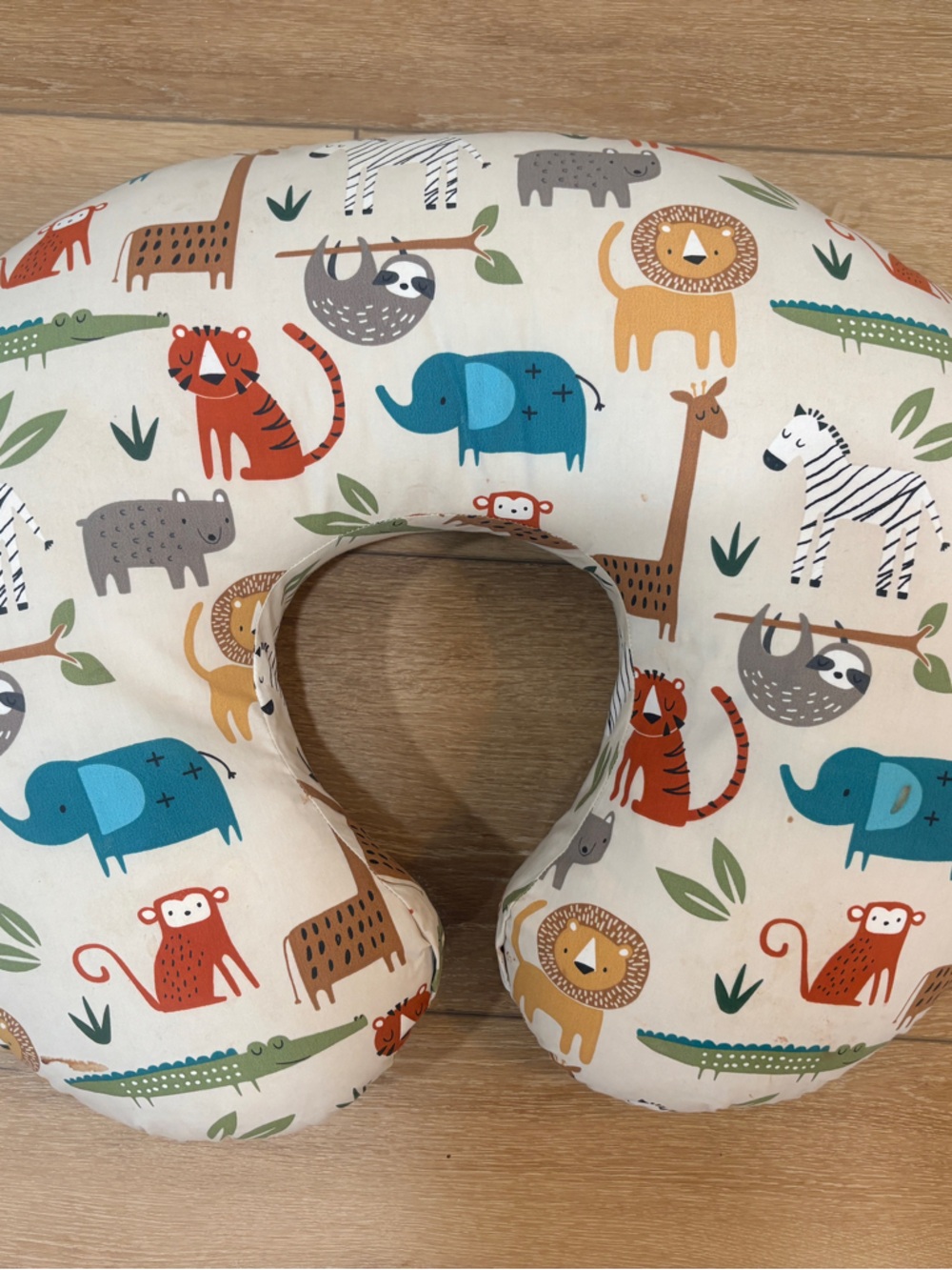 BOPPI Kids Animal Print Nursing/Baby Support Pillow